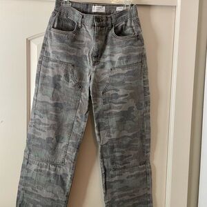 Cotton On Camouflage Straight Leg Jeans